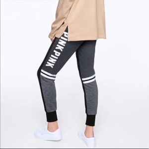 🎉 Size L VS pink High Waist Skinny Jogger